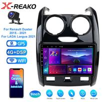2 Din Android Multimedia Carplay For Renault Duster 2015 2016 2017 2018 2019 2020 Lada Largus 2021 Car Radio Navigation 4G 8Core GPS 8 core 4GB+64GB