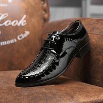2024 Men's Casual Loafers Men Crocodile Grain Leather Dress Shoes Business Office Slip-on Shoes Wedding Party Designer Shoes for Men 36