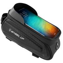1~8PCS Dropship! Cycling Bike Head Tube Handlebar Cell Mobile Phone Bag Case Holder Screen Phone Mount Bags Case For 7.0