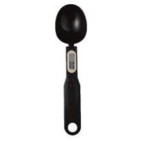 1pc Mini Electronic Scale, Portable Kitchen Measuring Spoon, Food Spice Scale black