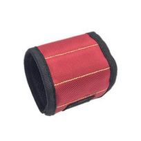 Sturdy And Durable Multifunctional Magnetic Wrist Strap Screw Storage Bag Portable Electrician Wrist Guard Oxford Cloth Tool Kit 3 rows magnet raudona