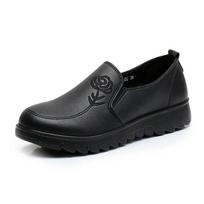 Madingi moteriški mokasinai Juodi odiniai batai Neslystantys Moteriški vulkanizuoti batai Minkšti padai Darbiniai batai Patogūs sportbačiai Zapatillas De Mujer 36 juoda