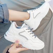 Fashion Women Thick Sole Sports Breathable Basketball Shoes Female Youth Girls Walking Sneakers Student Outdoor Running Jogging Trainers 35 gray