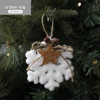 Baltos Putplasčio Kalėdinės Rutulio Papuošalai Kalėdinės Eglutės Kabinami Sniego Lydinio Varpelių Pakabukai Navidad Namų Šventės Dekoracijos 2025 Naujųjų Metų Dovanos Snowflake gray