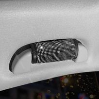 1vnt automobilio stogo rankenos apsauginiai dangteliai Bling kalnų krištolinio akmens vidiniai automobilio durelių porankio skydelis, traukiamas neslystantis dekoratyvinis dangtelis, moteriškas automobilių interjeras blue