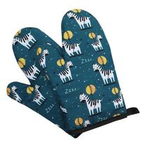 Anti-scald Microwave Gloves Non-slip Heat Resistant Oven Mitt High Temperature Resistant Thickened Kitchen Mitts Barbecue