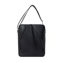 Tennis Bag Tennis Sling Crossbody Bag Large Capacity Faux Leather Racket Bag for Badminton Pickleball juoda