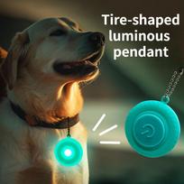 Pet LED Luminous Pendant for Dogs and Cats, Listed for Walking Dogs At Night, Anti-lost Luminous Flashing Warning Pendant ežero mėlyna spalva