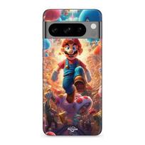 Coque - MANIACASE - Google Pixel 8a Pro - Silicone - Souple - Super Mario Bros juoda