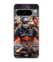 Coque - MANIACASE - Google Pixel 8a Pro - Souple - Noir - Max Verstappen F1 art wallpaper juoda