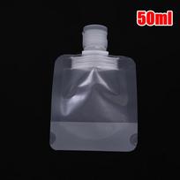 30/50/100 ml „Clamshell“ pakavimo maišelis, losjonas, šampūnas, makiažo skystis, kelioninis krepšys 30ml black