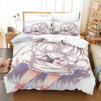 Anime Yosuga No Sora Kasugano Bedding Sets exquisite bed supplies set duvet cover bed comforter set luxury birthday gift 135x200cm 2pcs