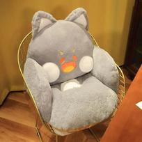 DUDU Cat Cushion Pillow,Comfy Kawaii Chair Cushion,Necessary For Office And Bedroom,Single Seat Back,Home Decor Plush Seat Pads. 38x55x40CM