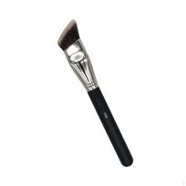 Foundation Makeup Brush Angled Kabuki Brush, Portable, Concealer Cosmetic Brushes for Blending gray
