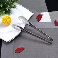 Nerūdijančio plieno maisto žnyplės BBQ virtuvės maisto gaminimo patiekimui bufetui įrankis klipas ADM gray