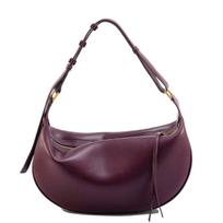 Dumpling Crescent Armpit Bag for Women Large Capacity Shoulder Bags fashionPU Leather Crossbody Bags Trendy Purs handbag black