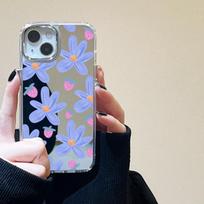 Mobiliųjų telefonų dėklai iPhone 11 13 XR 15 Pro Max 12 14 Pro Max Case iPhone 16 XS Max veidrodinis apsauginis dėklas Veidrodis išskirtinis animacinis filmas, atsparus vandeniui iPhone 11 Pro Max sidabro smėlio spalvos