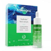 Aqualogica Hydrate+ Hialurono rūgšties veido serumas švytinčiai ir putliai odai su kokosų vandeniu ir hialurono rūgštimi - Vyrams ir moterims - 30ml blue