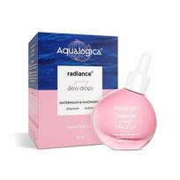 Aqualogica Radiance+ Sultingi švytintys lašeliai šviesinantis veido serumas vyrams ir moterims - Su arbūzu | Serumas švytinčiai, riebiai ir sausai odai - 30ml