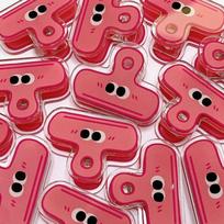 3PCS Sticky Note Clip Manual Ledger Clip Vertical Side Clip Sealing Clip Snack Storage Cartoon Cute Girl 3pcs žalia