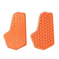WOSAWE Cycling Removable and Replaceable Motorcycle Dirt Bike Chest Pads Crotch Guard CE Approved Soft Riding Gear One Size oranžinė
