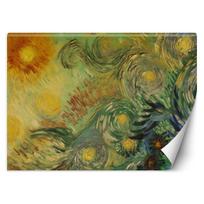 Wallpaper Sunflowers abstract - V. van Gogh 100x70