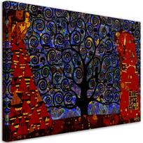 Canvas print, Gustav Klimt tree of life abstract 60x40 įvairiaspalvis