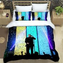 Rock Band Imagine Dragons Bedding Sets Exquisite Bed Supplies Set Duvet Cover Bed Comforter Set Bedding Set Luxury Birthday Gift 70x133cm 2pcs blue