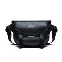 „Crossbody“ krepšys, vyriškas kuprinės, važiuojantis per petį, madingas krūtinės krepšys, didelės talpos žinučių krepšys One Size juoda