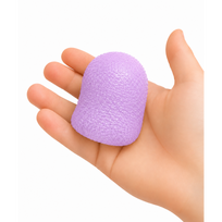 Antistresinis squishy kubas, minkštas sensorinis žaislas kamuolis- violetinis