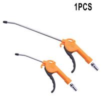 Plastic Multi Head Handheld Dust Collector Air Compressor Air Pump Cleaning Tool short orange