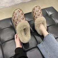 Moteriški sniego batai elegantiški su žemais kulnais batai moterims cirkonio kulkšnies apvalaus priekio aulinukai šik taškas karšta akcija neslidūs 35 gray