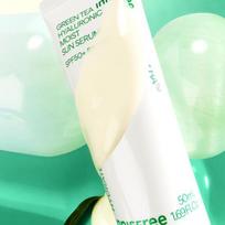 Innisfree Green Tea Hyaluronic Acid Moisture Sun Serum 50mL white
