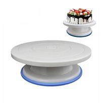 27cm Plastikinis Torto Sukamasis Stalas Besisukantis Tortas Plastikinis Tešlos Peilis Dekoravimui 10 Colių Kreminių Tortų Stovas Torto Sukamasis Stalas Karštas Išpardavimas white