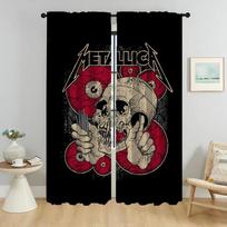 Window Curtain for Room 2 Panel Metallicaes Curtains Child Room Home Interior Curtains Partition Tulle for Bedroom Shades Living W50xH70cmx2pcs-CL
