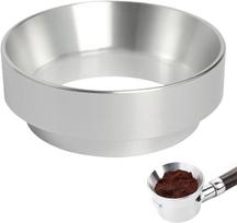 Kavos dozavimo žiedai aliuminio kavos miltelių dozavimo žiedai piltuvas su magnetiniu pakaitiniu kavos aparato priedu 51 53 58mm 51mm white