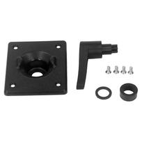 Rudder Steering Control Handle Base PVC Lightweight Boat Rudder Control Parts Fishing Boat Hardware