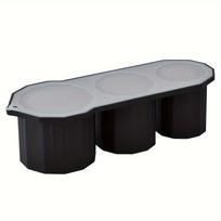 3-Pack BPA-Free Silicone Ice Cube Trays with Lids - Innovative Cylinder Mold for 20oz & 30oz Tumblers - Large Square Ice Makers