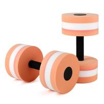 EVA Water Floating Dumbbells Yoga Sports Water Foam Dumbbells Fitness Tools oranžinė