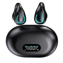 New Clip-on Bluetooth Earphones Wireless Noise-cancelling Earless Painless Sports Clip-on Earphones