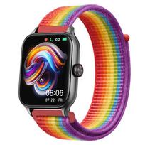 22/20mm nailono kilpa Amazfit GTS4/2/3/3pro/2e/GTS2 Mini/GTR 4 42/47mm/GTR 2e/stratos apyrankė Amazfit Bip/U/S/lite GTS 4 mini įvairiaspalvis
