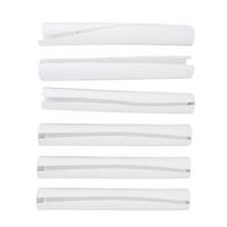 Medžio kamieno apsauga Plastikinė medžio žievės apsauga Apvyniojimas Augimo vamzdeliai Apsaugoti sodinukus Augalus Nuo 6PCS white