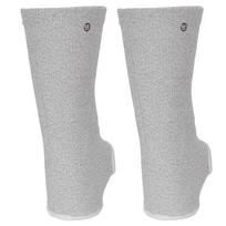 Silver Fiber Conductive Ankle Pad Therapy Ankle Brace Sleeve for TENS Machine Electrotherapy (Gray)