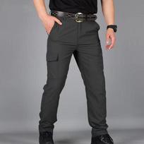 Men'S Straight Leg Sweatpants Gyms Trousers City Cargo Pants Classic Outdoor Hiking Multi Pockets Cargo Pants XXXXL juoda