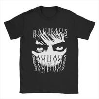 Leisure Bauhaus T-Shirt for Men Crewneck Pure Cotton T Shirts Short Sleeve Tees Summer Tops S juoda
