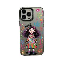 IMD Spalvingas telefono dėklas iPhone 11 13 16 Pro Max iPhone 14 15 Pro Max 12 13 Pro Max Samsung S24 A55 S23 A05 S25 A54 A06 S22 A15 A52S A34 A14 Samsung A05 4G juoda