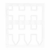 Fondant Cake Fence Printing Cutting Mold DIY Cake Border Decorating Baking Tool Mould white
