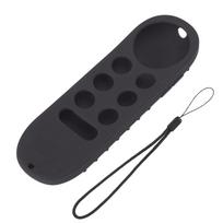 Nuotolinio valdymo pulto apsauginis dangtelis silikoninis dėklas Chromecast su Google TV nuotolinio valdymo pultui pilkas