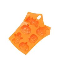 Baking Mold DIY Prop Halloween Supplies Compact Size Multipurpose Household Accessories Washable High-temperature Resistance orange