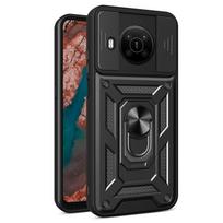 For Nokia X100 Sliding Camera Cover Design TPU + PC Protective Phone Case For Nokia X100 juoda